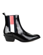 Tommy Hilfiger Botine western din piele lacuita -