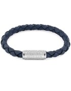Tommy Hilfiger Bratara Men’s Collection braided leather 2790480 - Argintiu - Albastru