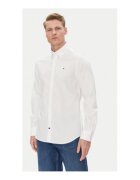 Tommy Hilfiger Camasa Barbati - Alb -bumbac