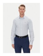 Tommy Hilfiger Camasa Barbati - Albastru deschis - 97% bumbac - 3% elastan