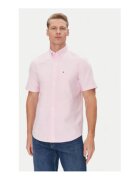 Tommy Hilfiger Camasa Barbati - Roz - 51% bumbac organic - 49% bumbac -