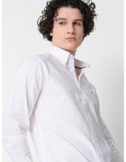 Tommy Hilfiger Camasa din bumbac cu guler Oxford - Alb