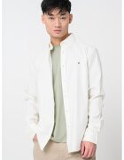 Tommy Hilfiger Camasa oxford din amestec de bumbac - Alb murdar