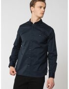 Tommy Hilfiger Camasa Oxford regular fit - Albastru inchis