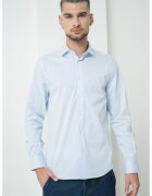 Tommy Hilfiger Camasa slim fit cu guler fixat cu nasturi - Alb/Albastru lavanda