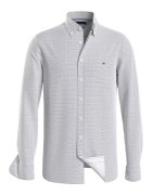 Tommy Hilfiger Camasa slim fit cu model - Alb/Bleumarin