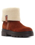 Tommy Hilfiger Cizme de damă maro Faux Fur Suede Mărime: - Maro