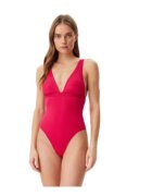 Tommy Hilfiger Costum de baie dama - roz - 72% nylon reciclat - 28% elastan -