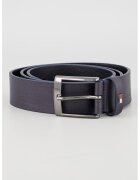 Tommy Hilfiger Curea de piele Adan - Bleumarin