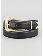 Tommy Hilfiger Curea din piele West - Negru