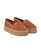 Tommy Hilfiger Espadrile pentru femei - piele naturala - maro -