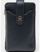 Tommy Hilfiger Etui pentru telefon - din piele ecologica - Albastru ultramarin