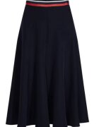 Tommy Hilfiger Fusta dama - Poliester/Elastan - Bleumarin - Bleumarin