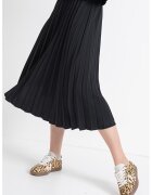 Tommy Hilfiger Fusta midi plisata - Negru