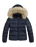 Tommy Hilfiger Geaca cu gluga cu umplutura de puf - Albastru ultramarin