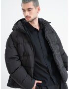 Tommy Hilfiger Geaca cu umplutura de puf si gluga - Negru