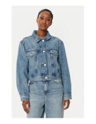 Tommy Hilfiger Geaca de blugi dama - Albastru - 70% bumbac - 30% bumbac reciclat