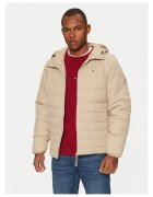 Tommy Hilfiger Geaca de iarna barbati bej - fabricata din materiale de calitate -