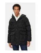 Tommy Hilfiger Geaca de iarna barbati - neagra - 100% nailon reciclat -