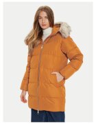 Tommy Hilfiger Geaca de puf dama portocalie -