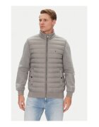 Tommy Hilfiger Geaca de tranzitie barbati - gri - 100% poliamida - 72% bumbac organic - 28% poliester