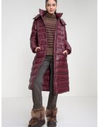 Tommy Hilfiger Geaca lunga cu fermoar - Visiniu