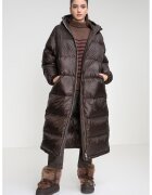 Tommy Hilfiger Geaca lunga cu gluga - Maro