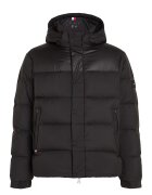 Tommy Hilfiger Geaca matlasata cu umplutura de puf - Negru