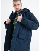Tommy Hilfiger Geaca parka cu buzunare cu clapa - Bleumarin