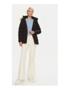 Tommy Hilfiger Geaca puf femei - Negru - 100% poliester reciclat - Negru