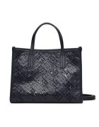 Tommy Hilfiger Geanta dama - model City Mini Tote - piele ecologica - 27x21x8cm - negru