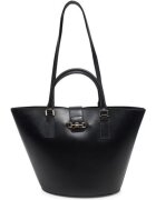 Tommy Hilfiger Geanta de dama Heritage Leather Tote - neagra - dimensiuni 27x28x16cm - un compartiment