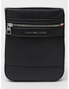 Tommy Hilfiger Geanta de piele ecologica cu barete ajustabila de umar - Negru