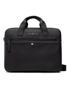 Tommy Hilfiger Geanta laptop barbati - piele ecologica - negru