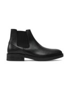 Tommy Hilfiger Ghete barbatesti din piele naturala - Negru