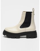 Tommy Hilfiger Ghete Chelsea de piele lacuita - Bej deschis