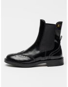 Tommy Hilfiger Ghete Chelsea de piele - Negru