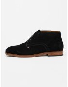 Tommy Hilfiger Ghete Chukka din piele intoarsa - Negru