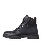 Tommy Hilfiger Ghete cu insertii de piele - Negru