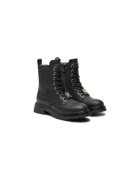 Tommy Hilfiger Ghete de drumetie pentru fete - 304426216 - piele naturala - negru