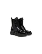 Tommy Hilfiger Ghete de drumetie pentru fete - 305515995 - piele ecologica - negru