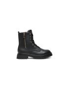 Tommy Hilfiger Ghete de drumetie pentru fete - piele ecologica - negru