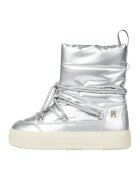 Tommy Hilfiger Ghete de iarna cu monograma metalica - Argintiu