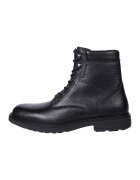 Tommy Hilfiger Ghete de piele cu siret - Negru