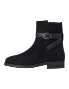 Tommy Hilfiger Ghete de piele intoarsa - Negru