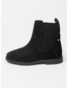 Tommy Hilfiger Ghete din piele intoarsa cu varf rotund - Negru