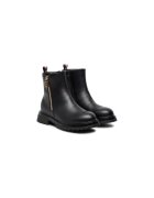 Tommy Hilfiger Ghete pentru fete - 304427886 - piele ecologica - negru