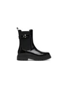 Tommy Hilfiger Ghete pentru fete - 305516039 - piele ecologica - negru
