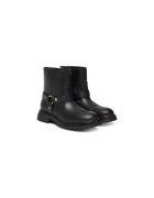 Tommy Hilfiger Ghete pentru fete - 305518231 - piele ecologica - negru