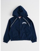 Tommy Hilfiger Hanorac cu fermoar si maneci raglan - Bleumarin